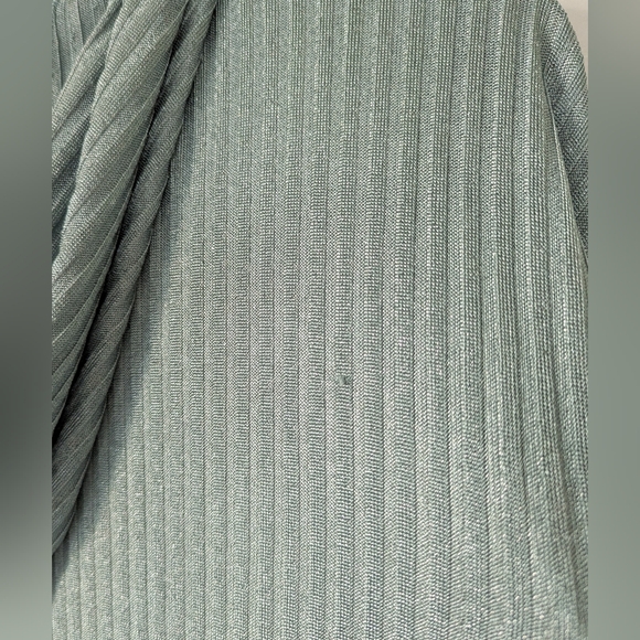 🐰Mint Green Ribbed Hoodie Shrug - Picture 6 of 6